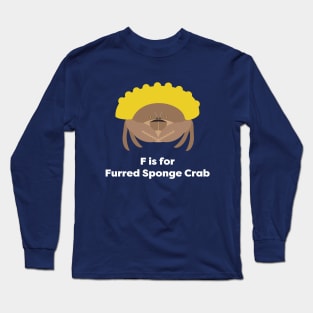 Furred Sponge Crab Long Sleeve T-Shirt